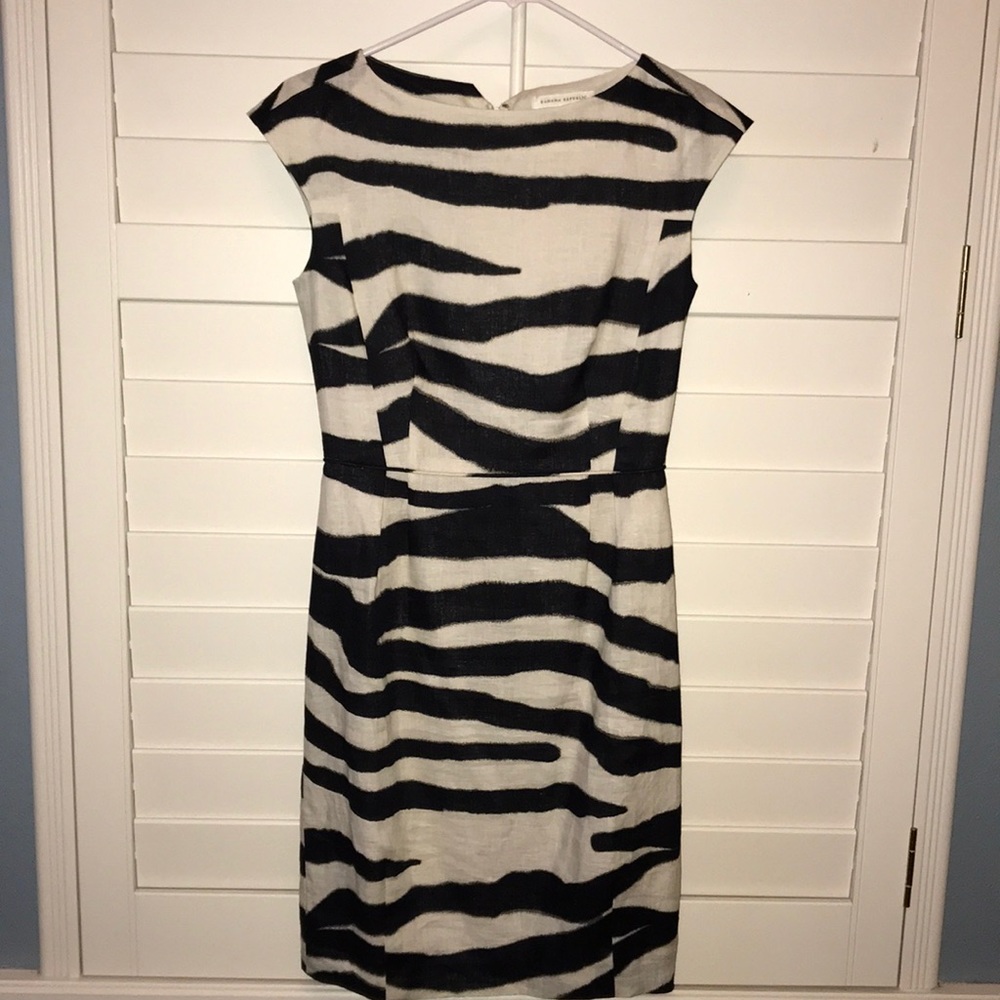Banana Republic Zebra Print Dress, Sz 0